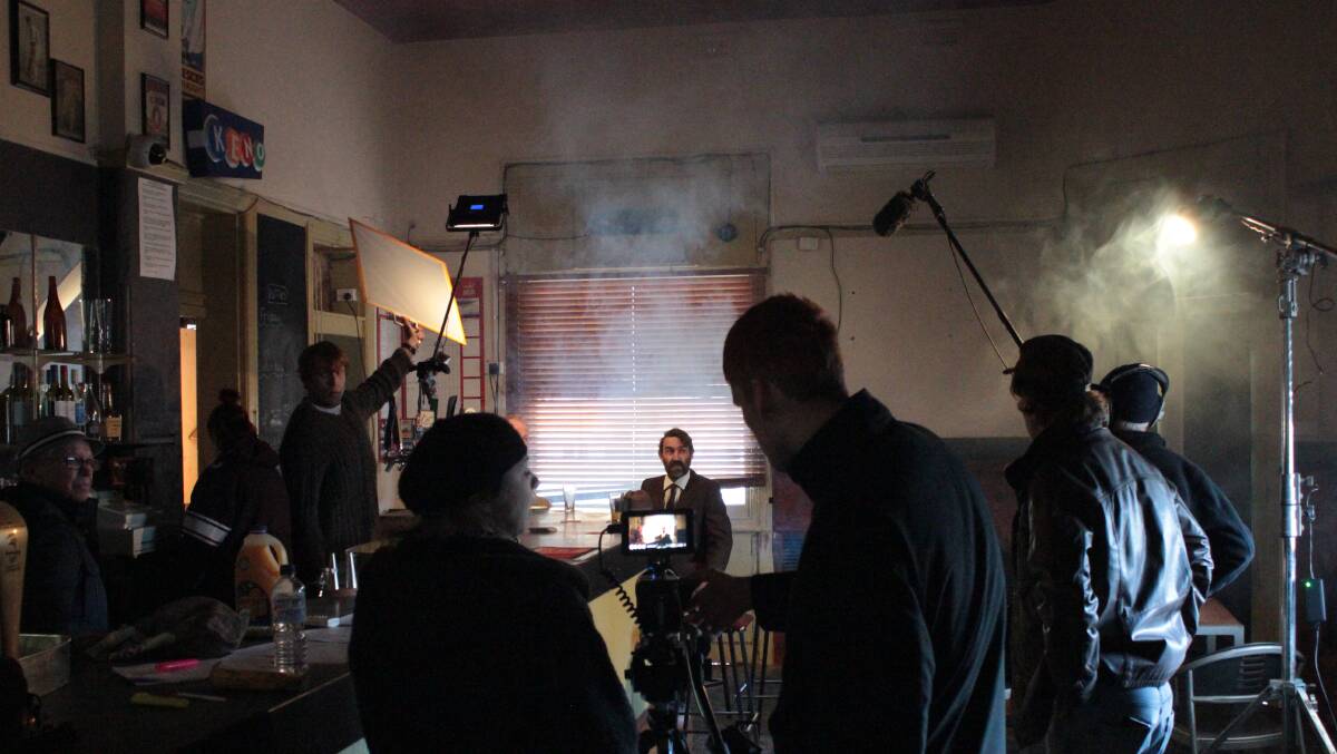 Filming When the House is Empty at Top Pub in Narrandera. Picture supplied