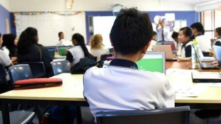 Wagga parents have praised the mobile phone ban in schools as students are now more active in the playground and engaged in class. File picture