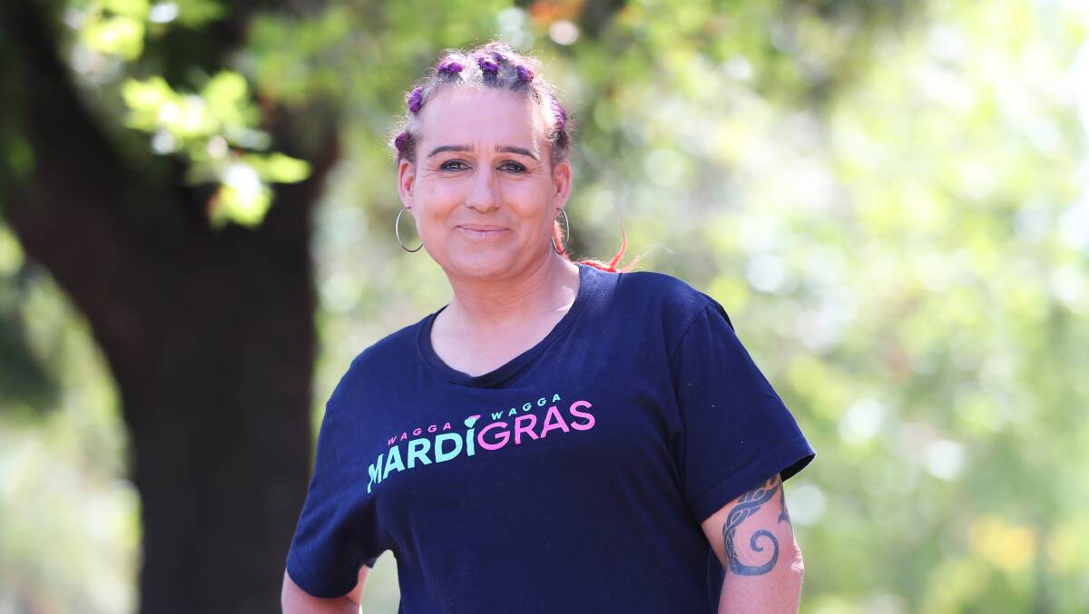 Wagga Mardi Gras president Holly Conroy calls Sydney Mardi Gras board's decision "discriminatory" and "backwards", and says that police are welcome at Wagga's parade on 9 March. Picture by Emma Hillier