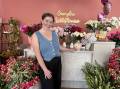 Wagga florist and owner of Emmylou Wildflower Emma White will work through the night preparing orders for Valentine's Day. Picture by Emily Anderson