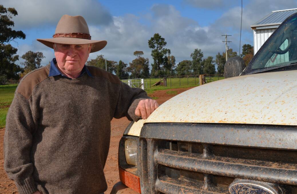 AT WHAT COST: Bob McCormack of "Lenton Park", Winchendon Vale in southern NSW questions the need for wheat imports. Picture: Nikki Reynolds