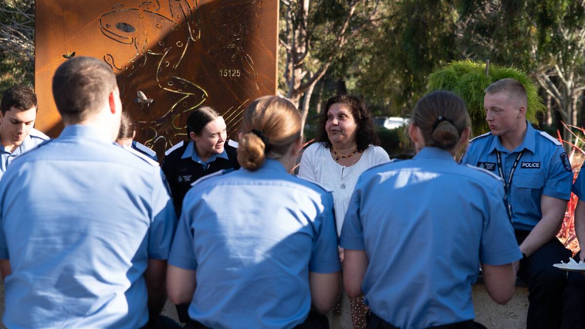 The recipient of the the 2024 Australian of the Year for Western Australia is advocate for victims of crime Mechelle Turvey (white top). Picture supplied by australianoftheyear.org.au