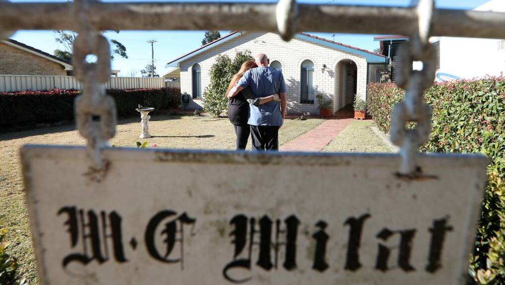 Bill Milat with his wife Carol at their home. Picture: Sylvia Liber