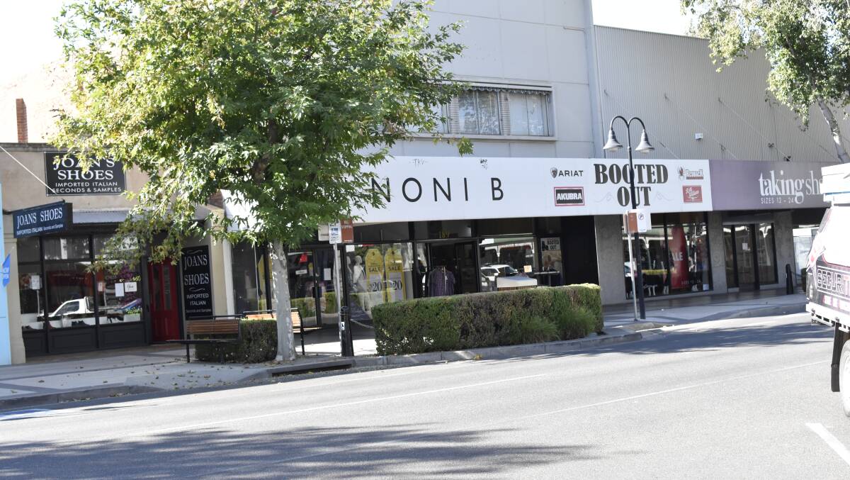 Noni B on Baylis Street could be one of the shops to close permanently. Picture: Kenji Sato