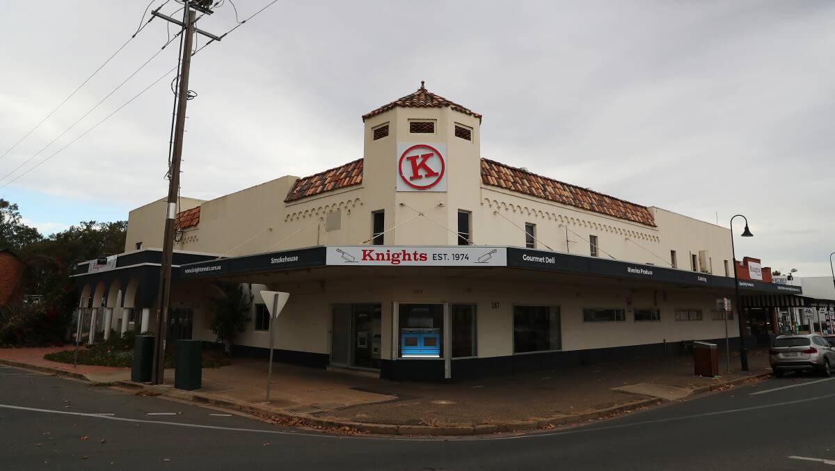 The old Knights Meats building could soon become a cafe. Picture: Emma Hillier
