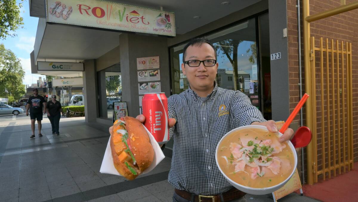 ROLLING OUT: Roll Viet owner Harry Le hopes the new vouchers will entice more people out of their homes. Picture: Kenji Sato