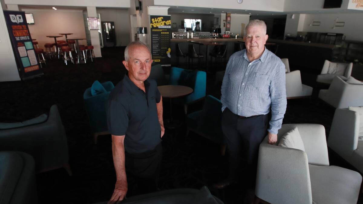 SAD DAY: Peter Thomas and Andrew Bell say they had a "red hot go" at reviving the Commercial Club, but have to close it effective immediately. Picture: Les Smith