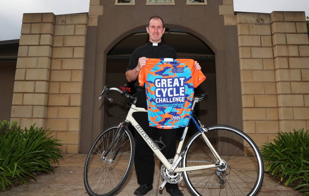 Priest cycles 1500km for young cancer patient