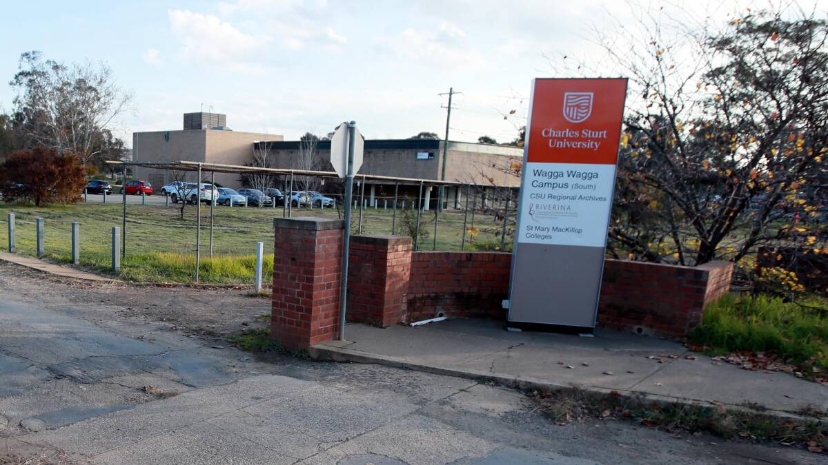 BUILD HERE: The site of the old Charles Sturt University campus is going to be turned into a large aged care home. Picture: Les Smith