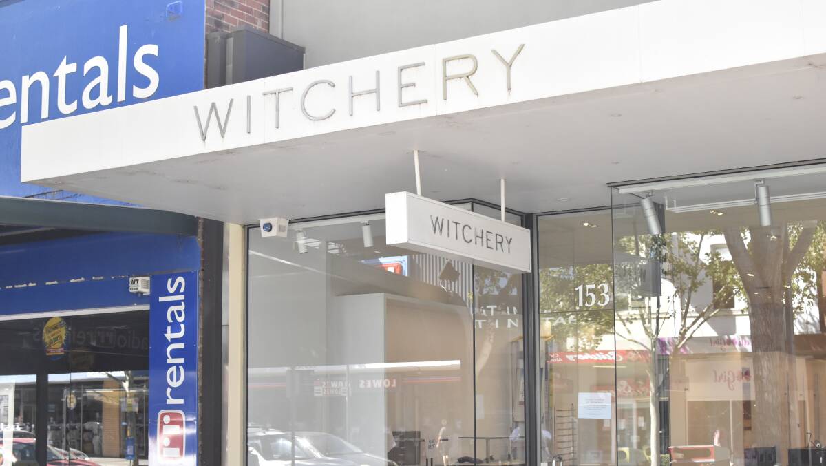 Wagga's Witchery is closed for maintenance, but other stores are closing across the country. Picture: Kenji Sato
