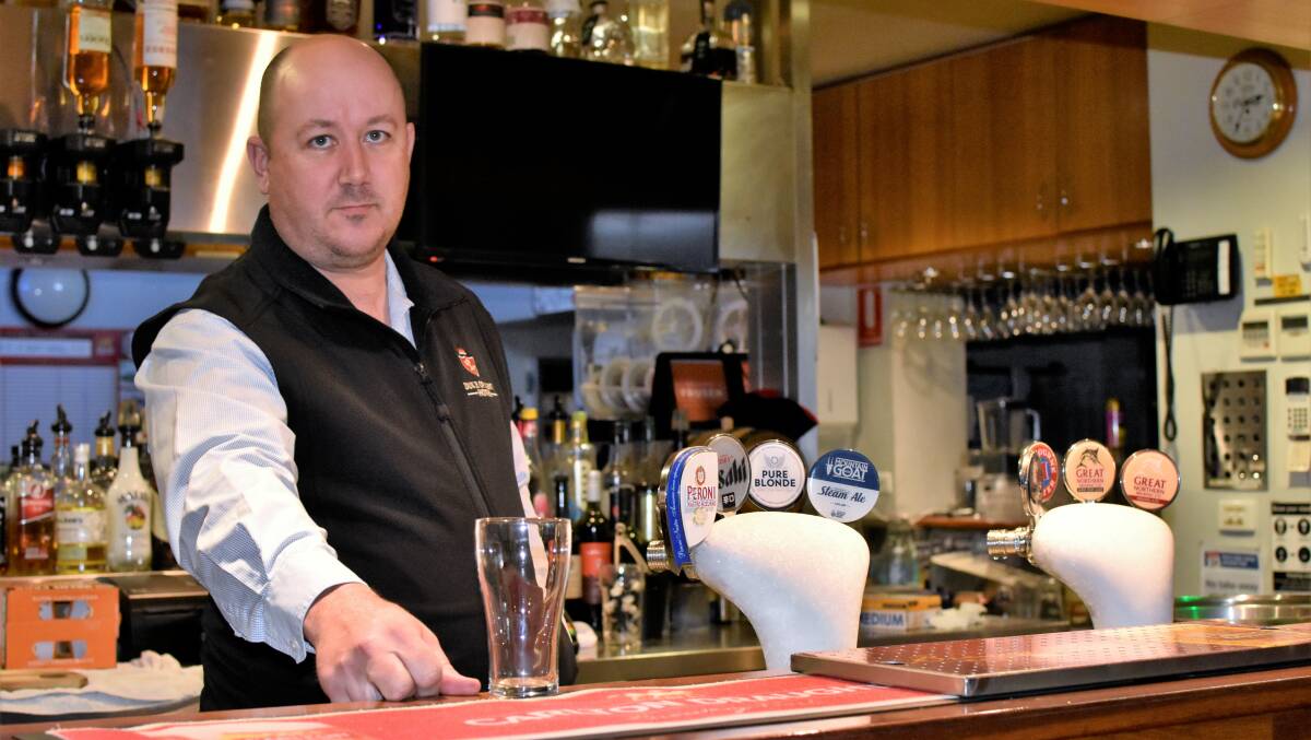 LEFT IN THE LURCH: Duke of Kent Hotel publican Ward Gaiter says regional pubs have been left behind by the government's reopening strategy. Picture: Kenji Sato