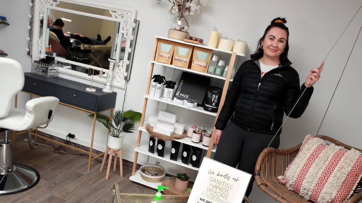 PREPARED: LPL salon owner Sommer Deaves is planning to make use of the government's COVID Safe Check, which was launched on Tuesday. Picture: Les Smith