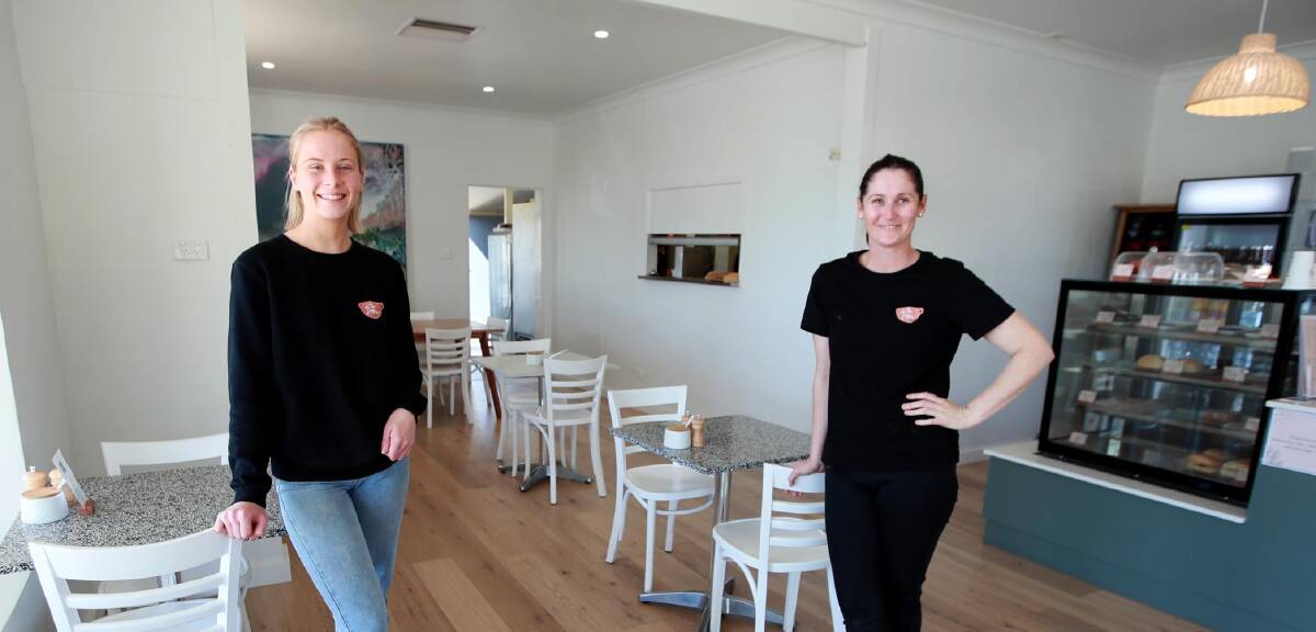 NEW VENTURE: Manager Emily Podmore and owner Kim Wilson at The Brew cafe. Picture: Les Smith
