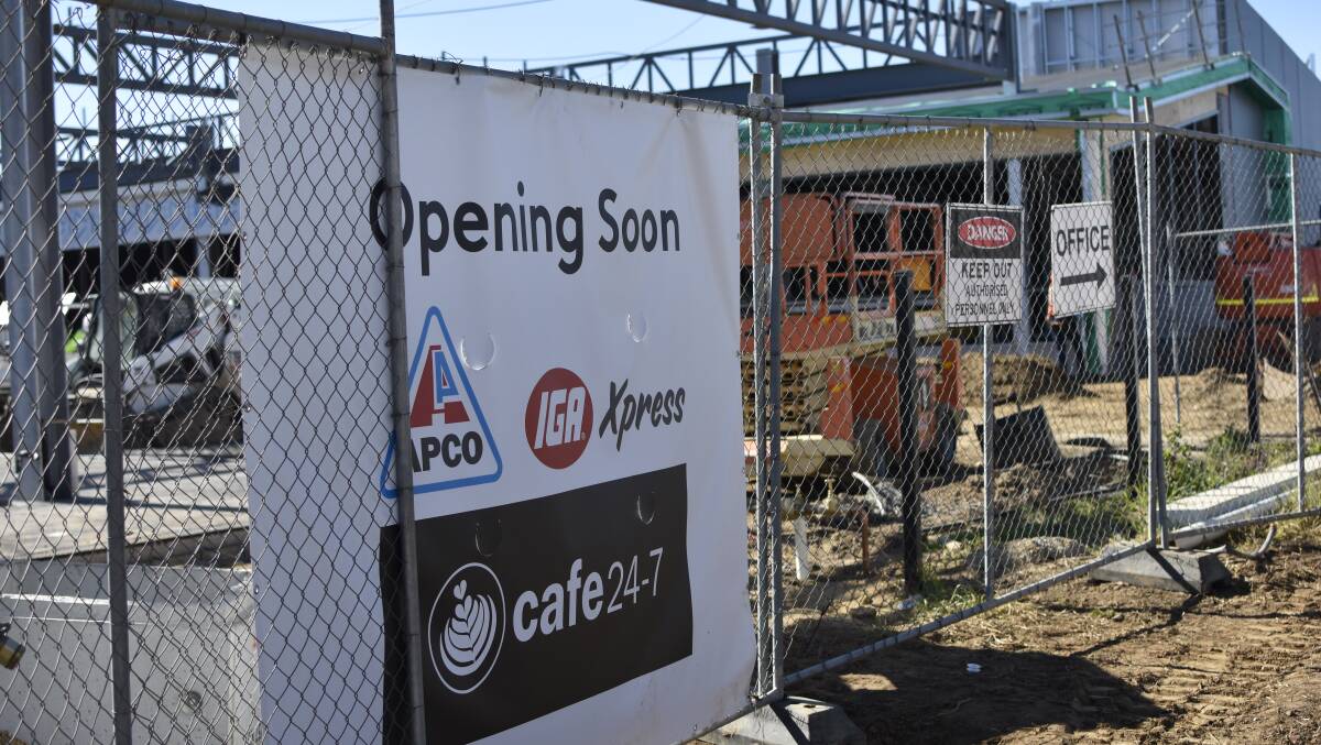 WATCH THIS SPACE: The APCO service station on Hammond Avenue is expected to be open by October this year. Picture: Kenji Sato