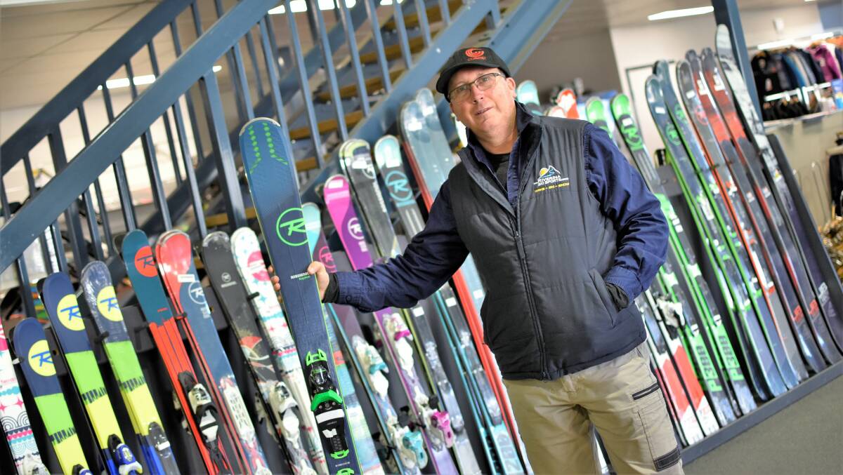 BACK IN ACTION: Riverina Ski Sports owner Peter Clucas is relieved to hear there will be a ski season this year, with the NSW government announcing the alpine region will be open from June 22. Picture: Kenji Sato