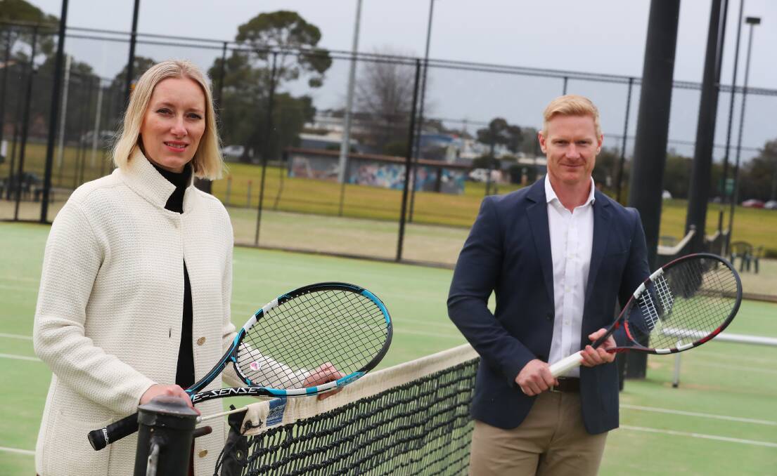 FULL SWING: Maryna Bilousova and Mark Calverley are teaching young Wagga boys to recognise and call out sexist behaviour. Picture: Emma Hillier