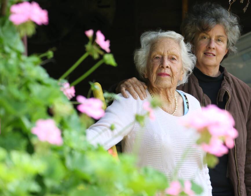 CELEBRATED: Pat Jones, 95, with daughter Sally, are among the thousands of women celebrated for their contribution to agriculture. Sally says women have an important contribution to make to the sector.