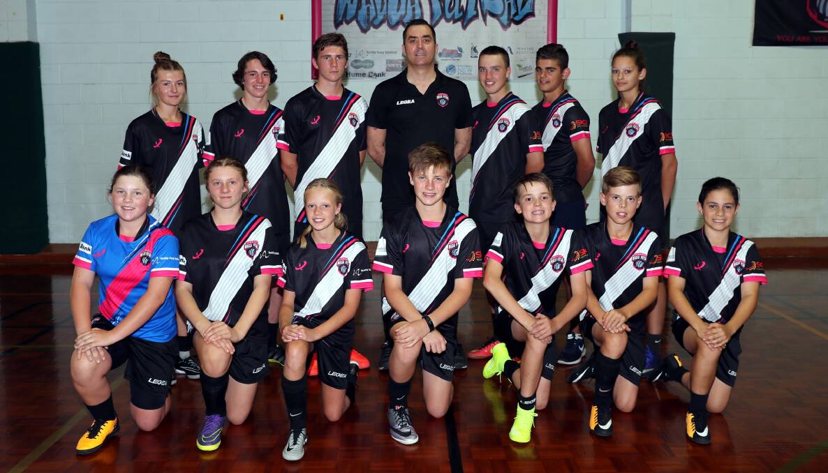 READY TO GO: Wagga Futsal will send 14 players to compete for NSW Country across various age groups at the National Futsal Championships next week. Picture: Les Smith