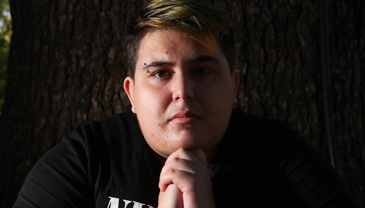 SPEAKING OUT: Ash Mackender says it can feel hard for young people to access emergency mental health care in Wagga. Picture: Emma Hillier