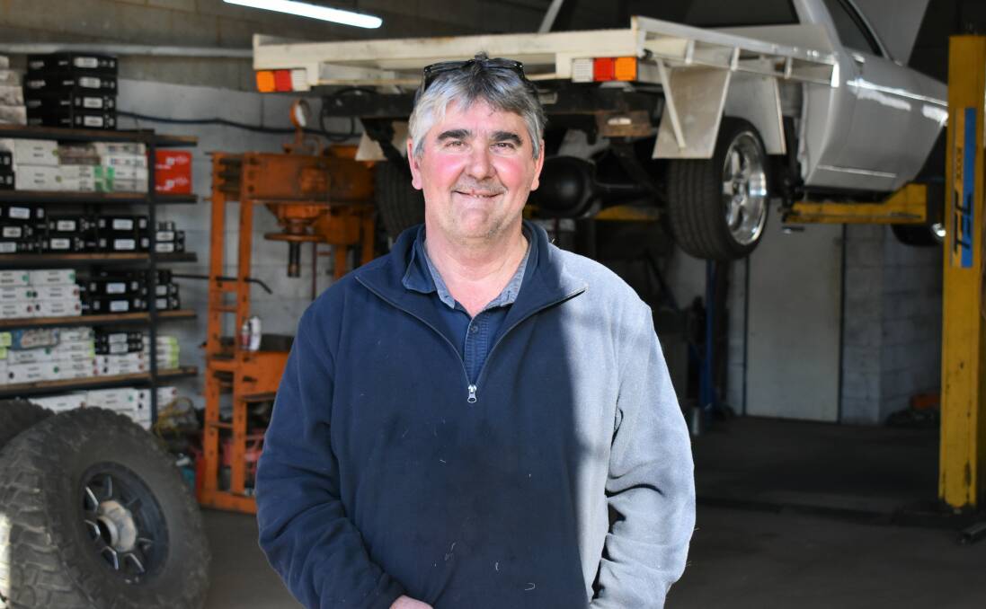 GOOD TIMES: Graham Willis will hand over the keys to his business tomorrow, after 33 years, to spend more time on his farm. Picture: Catie McLeod