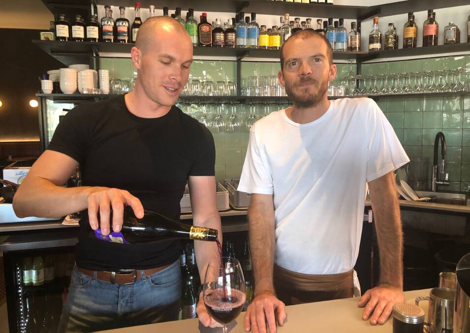 QUIET TIMES: Meccanico co-owners Richard Moffatt and Karl Hulford are preparing to see less customers than usual over the next "four to eight weeks".