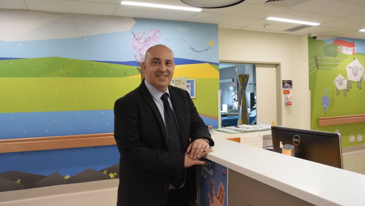 FORGING AHEAD: Wagga Base Hospital general manager Troy Trgetaric says the new car park is on track. Picture: File