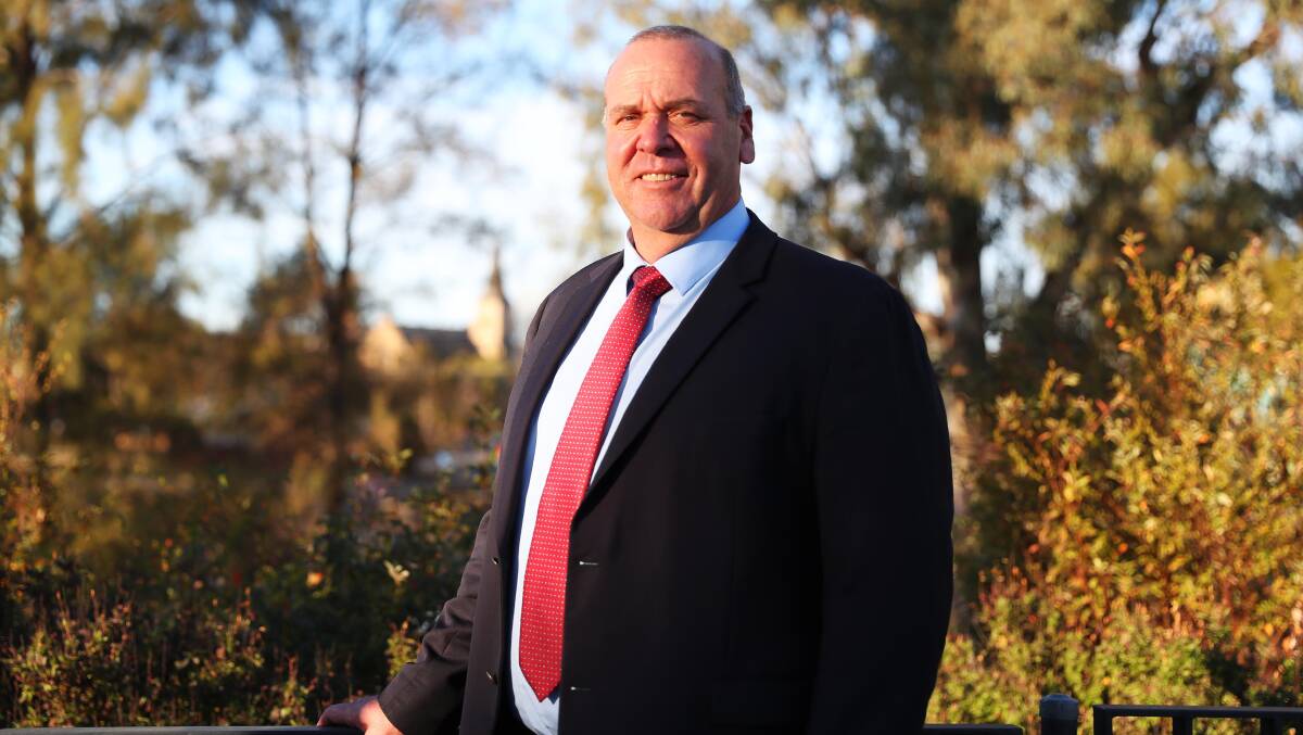 STRONG DENIAL: Wagga councillor Paul Funnell says the allegations are part of a "smear campaign" against him.