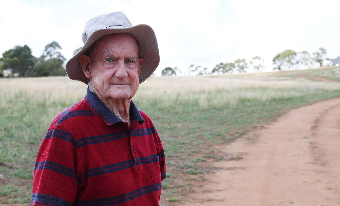 TRAPPED: Charlie Hinds was left stranded on his 88th birthday, forced to make arduous alternative travel plans to get back home. Picture: Emma Hillier