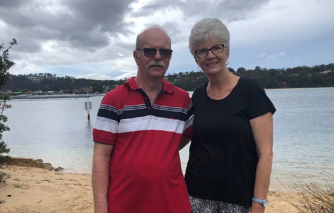 MOVING ON: Gary and Maree Bingham have been supporting each other throughout Mr Bingham's stroke recovery. Picture: Supplied