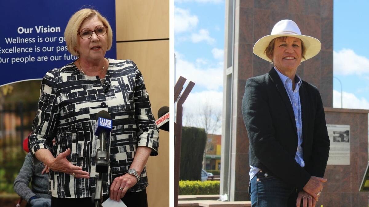 WELCOME ANNOUNCEMENT: Murrumbidgee Local Health District chief executive Jill Ludford and state member for Murray Helen Dalton. Pictures: File