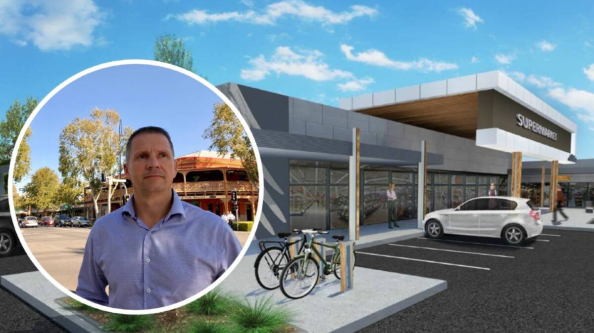 NEXT STEP: Raine and Horne's Craig Tait says he is confident the long-awaited supermarket is finally moving forward. Pictures: File/Supplied