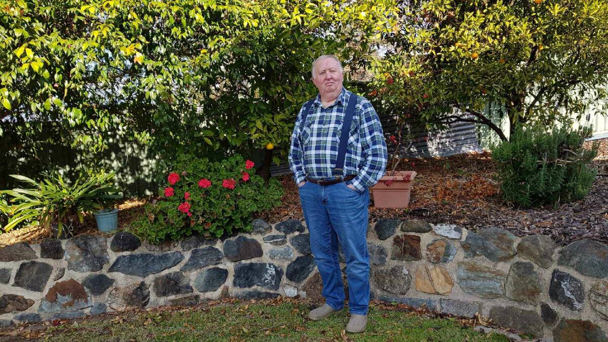 Tumut's Colin Locke, 72, is still feeling the effects of the smoke. Picture: Supplied