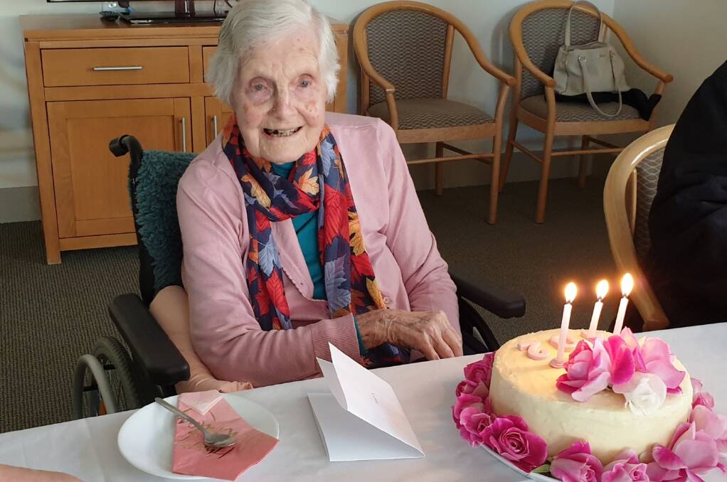 BIG DAY: Lettie Lockett has turned the ripe old age of 102. Picture: Supplied.