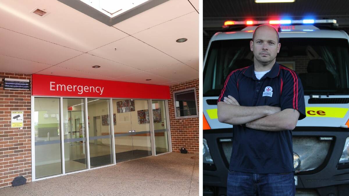 HOLD UP: Ambulance union representative Darren Rudd believes issues with "patient flow" at the hospital may be contributing to delays. Pictures: File