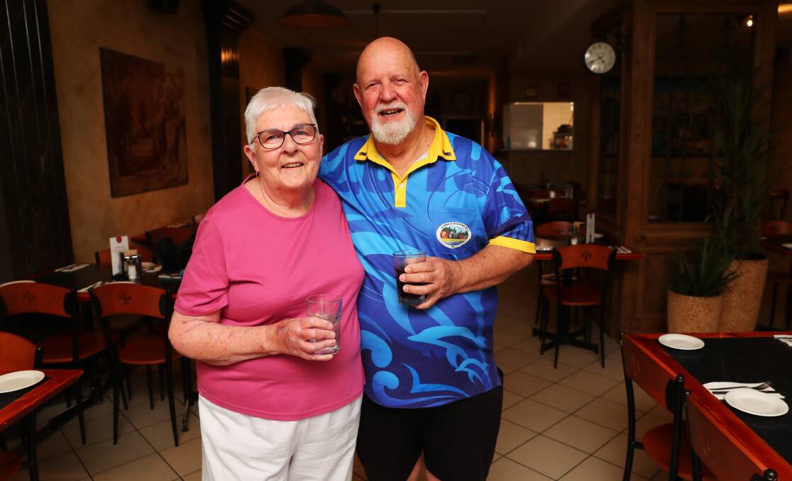 FOND FAREWELL: Mary and Les Smith will be sad to see Il Corso close its doors after many years of dining there. Picture: Emma Hillier