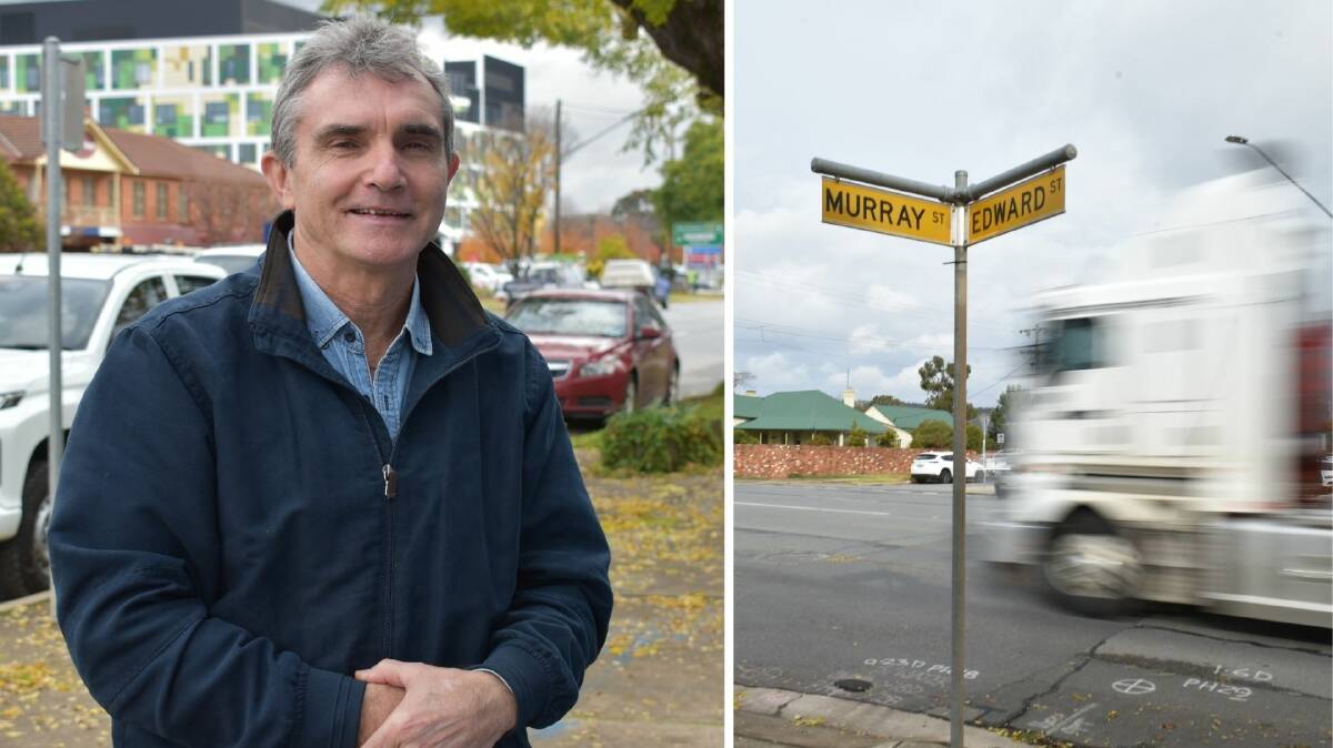 LONG OVERDUE: FinalDraft Building Design owner Neil Harwood has welcomed news of the traffic lights but raised concerns about parking availability. Pictures: Catie McLeod