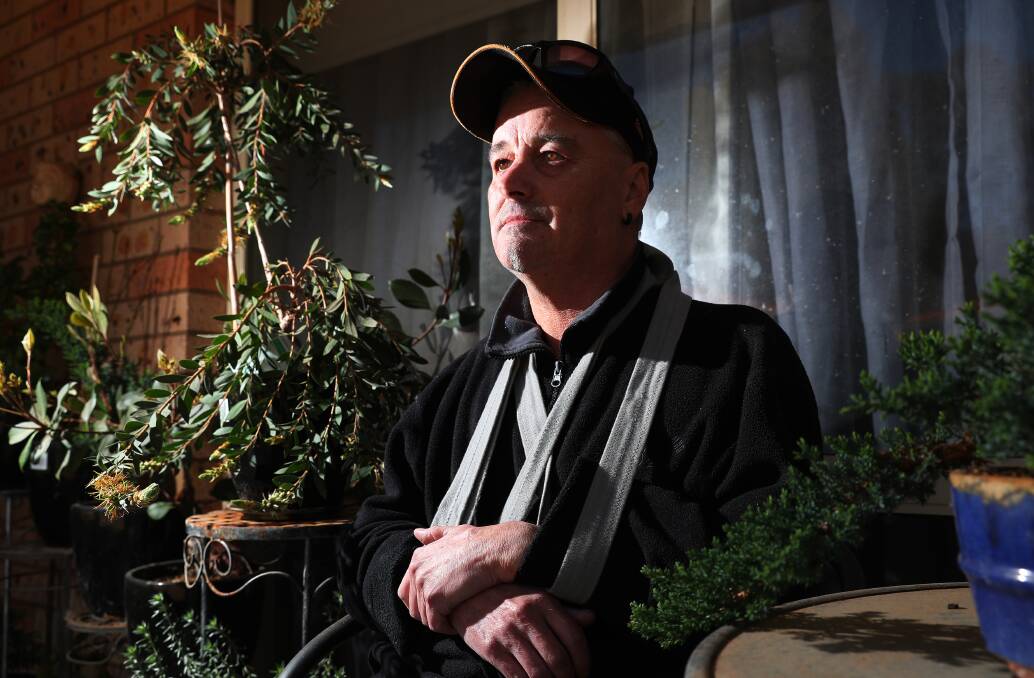 HAND ON HEART: Wagga's Darren McLean recommends others explore medicinal cannabis as an alternative treatment for chronic conditions. Picture: Emma Hillier