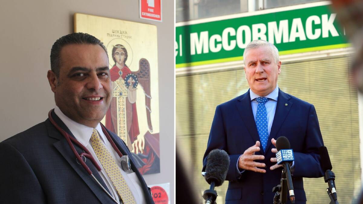 MORE NEEDED: Wagga GP Ayman Shenouda is calling for better telecommunications infrastructure, while Deputy Prime Minister Michael McCormack says the government is making improvements. Pictures: File