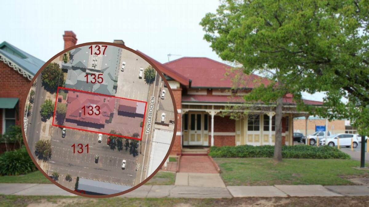 IN THE WORKS: The future childcare centre as viewed from and above Peter Street. Picture: Wagga City Council documents