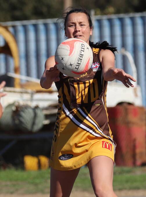 North Wagga continued their unbeaten start to the season with a 55-38 win over EWK. Pictures: Les Smith