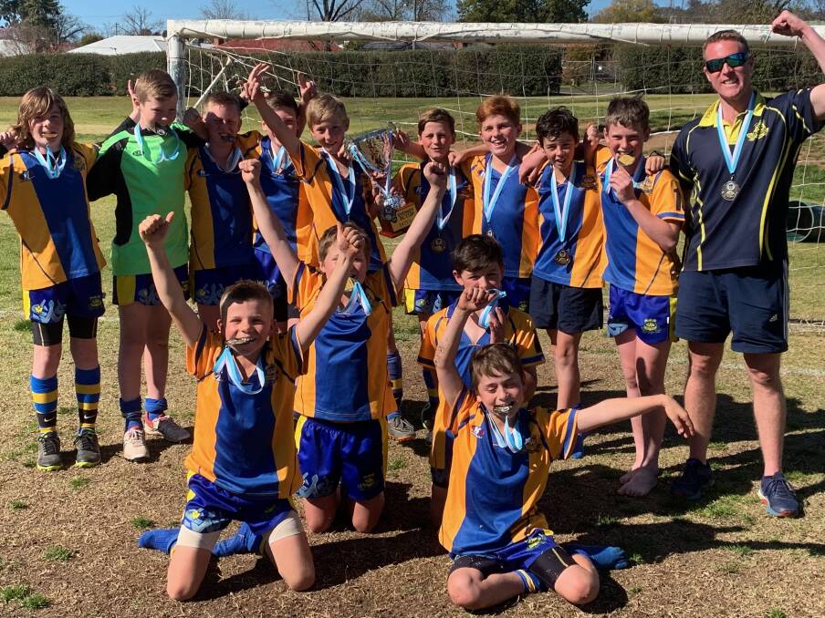TENSE WIN: South Wagga Public School needed a penalty shootout to retain their Sydney FC Cup boys title at Gissing Oval on Monday. 