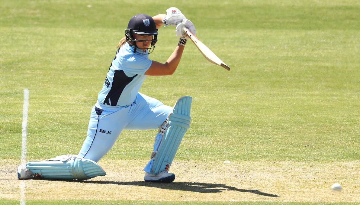 RUN MACHINE: Rachel Trenaman enjoyed a strong WNCL campaign for NSW Breakers last summer. 