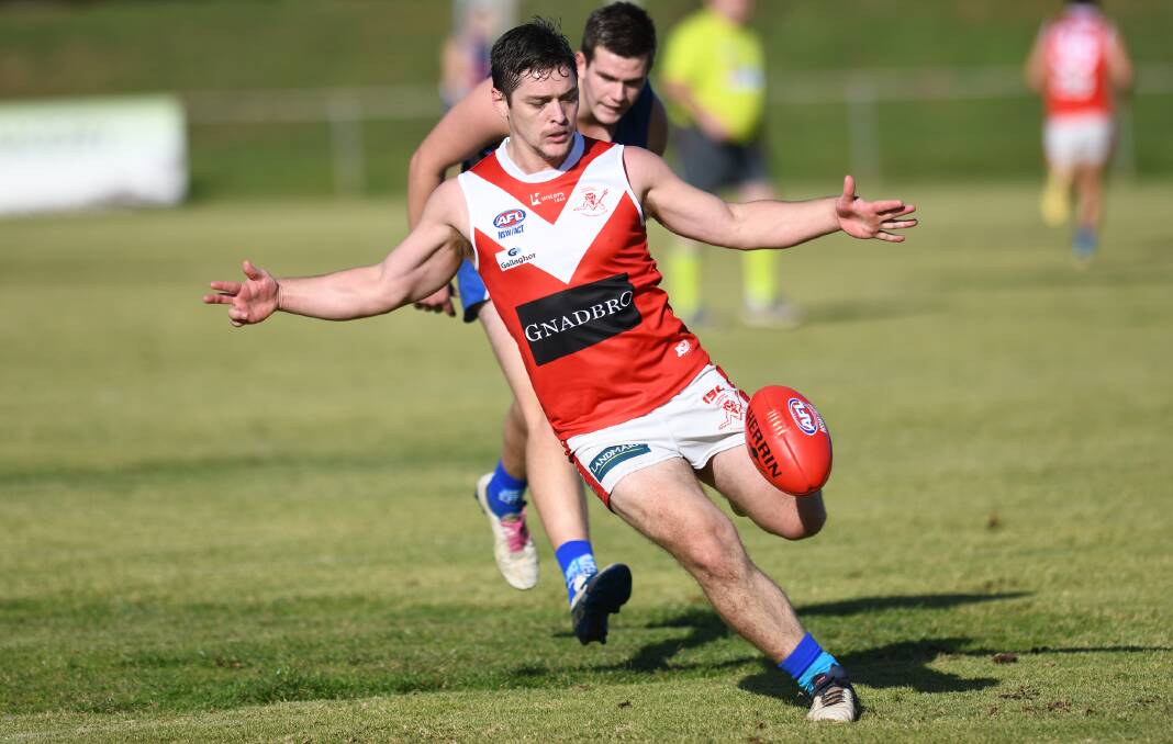 WELCOME IN: Collingullie-Glenfield Park's Daniel Frawley returns from injury for Saturday's trip to Griffith. 