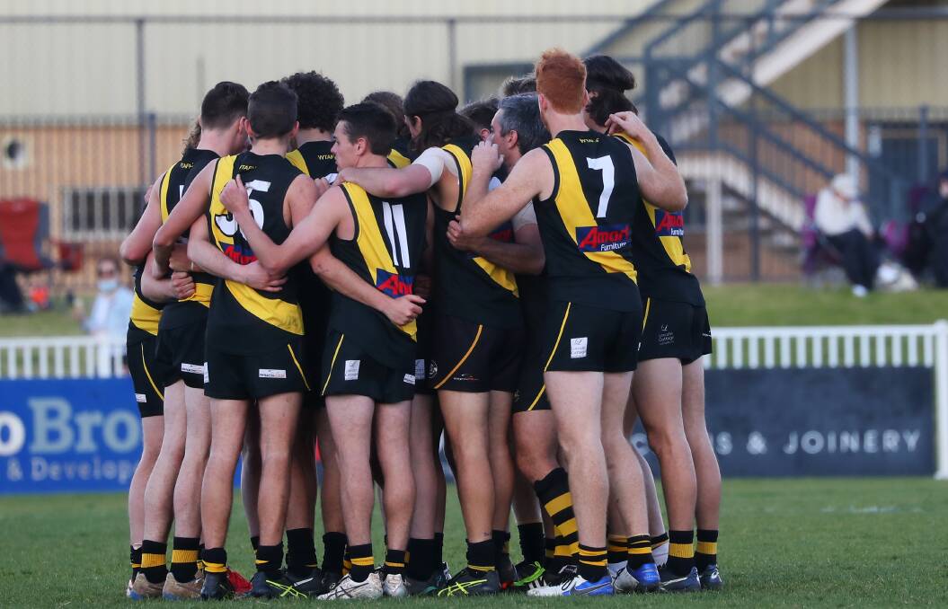 BUILDING BLOCKS: Wagga Tigers are confident of retaining a very similar squad for next year. Picture: Emma Hillier