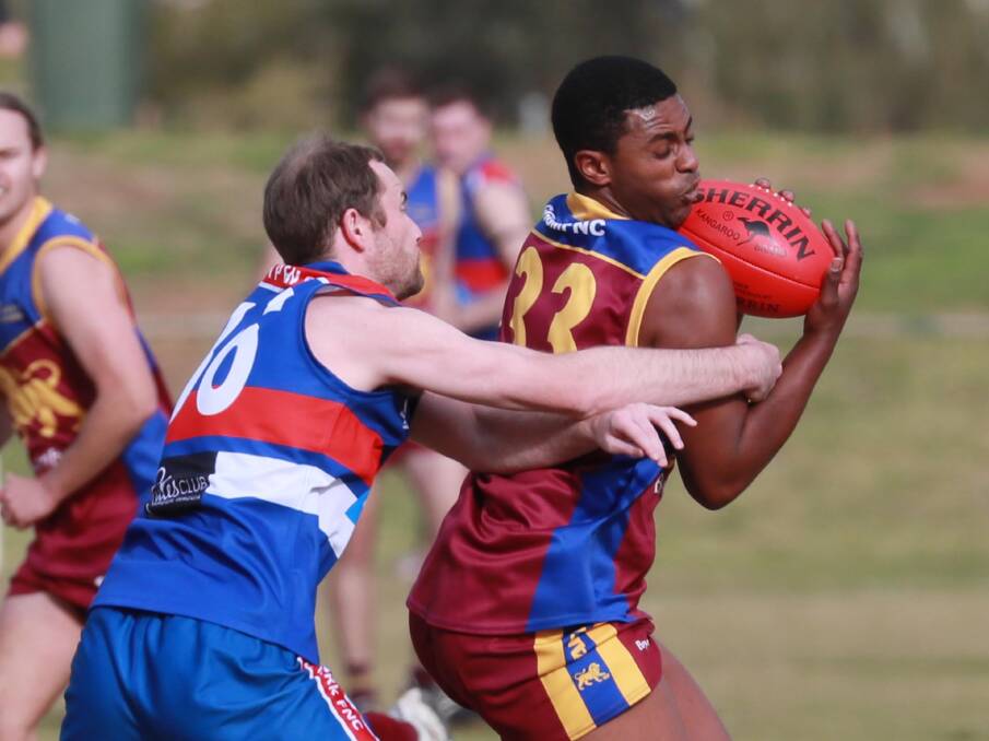 The Lions were dominant at Maher Oval on Saturday. Pictures: Les Smith