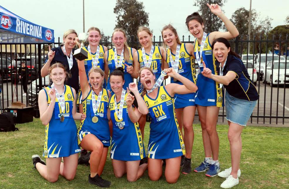 WINNING RUN: MCUE coach Marie Hope (right) will seek a third straight premiership next year after re-committing to the role for 2021. Picture: Les Smith