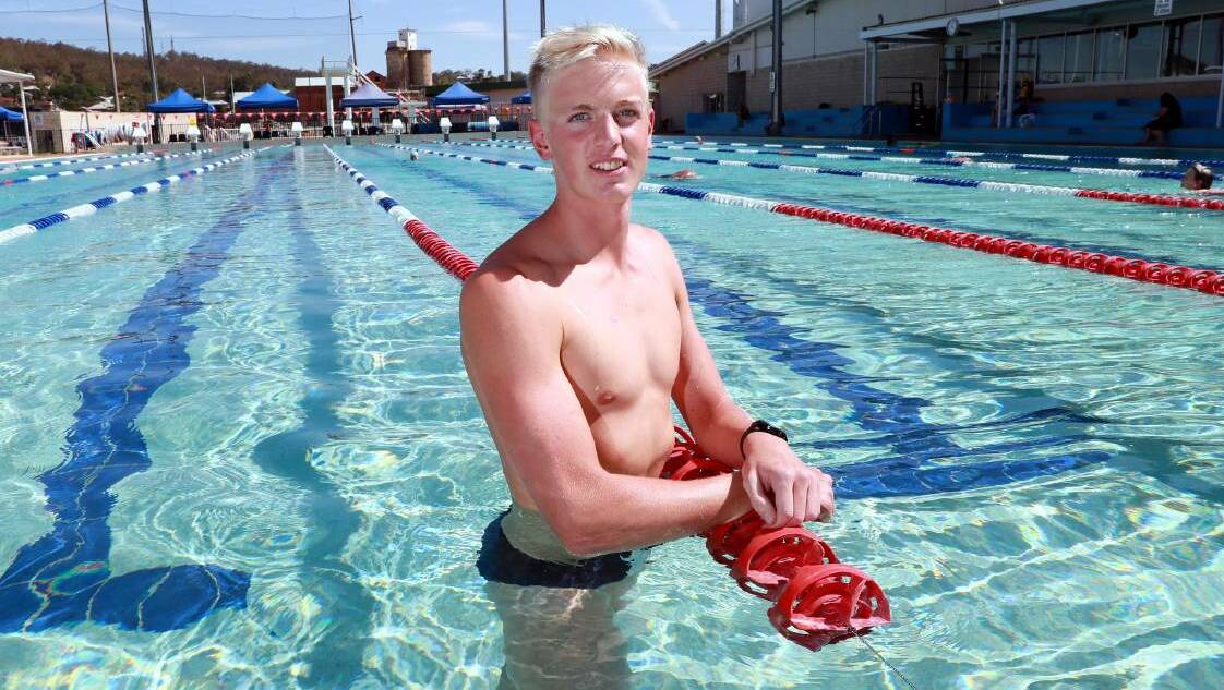 GOALS ALTERED: Wagga swimmer Jamie Mooney's focus has turned to long term events after this month's national championships were cancelled. Picture: Les Smith