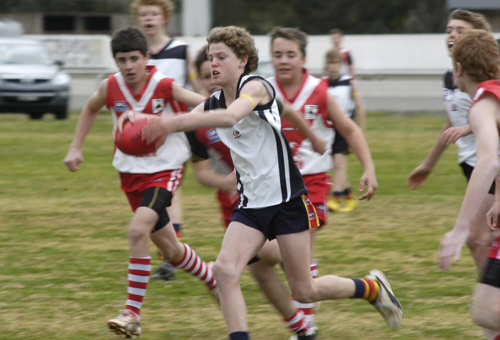 YOUNGER YEARS: Jacob Hopper playing for Leeton Crows in 2010.
