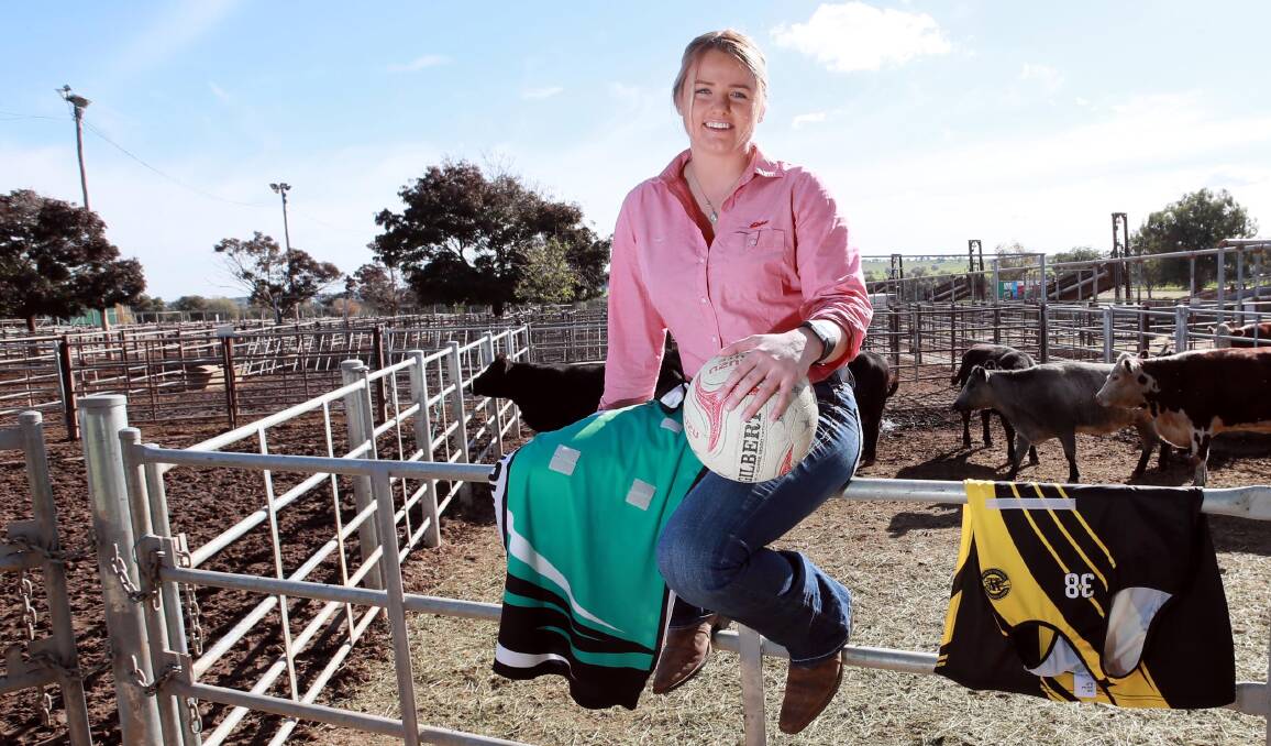 KEEN TO PLAY: Wagga Tigers coach Liv Tilyard at Wagga Saleyards earlier this year. Picture: Les Smith