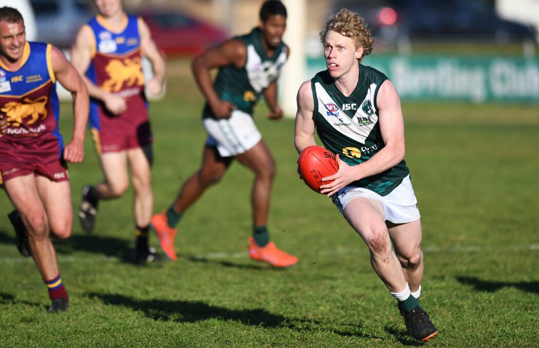 NEW CHALLENGE: Coolamon prime mover
Luke Redfern has decided to take the next step
in his career with SANFL club West Adelaide. 